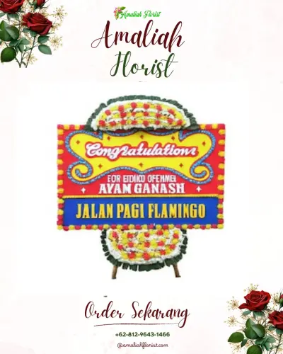 Bunga Papan Congratulation di Tegalweru